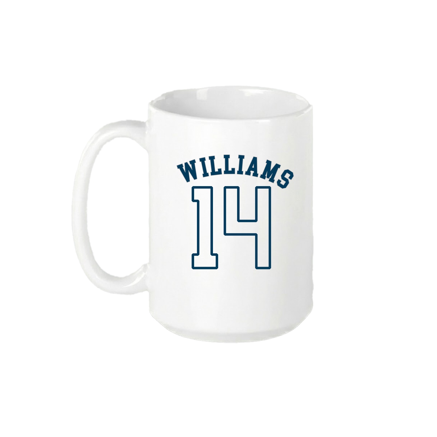 15oz Coffee Mug — Shirsey Arch in White