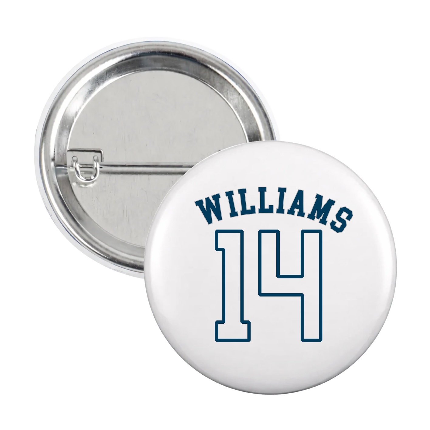 Game Day Button — Shirsey Arch in White