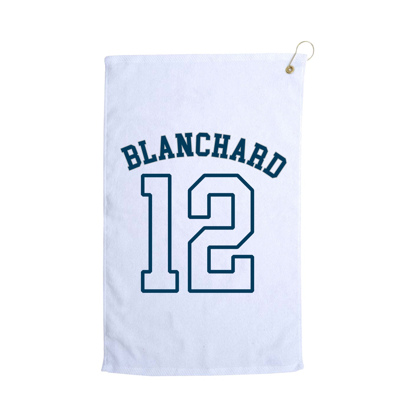Golf Towel — Shirsey Arch in White