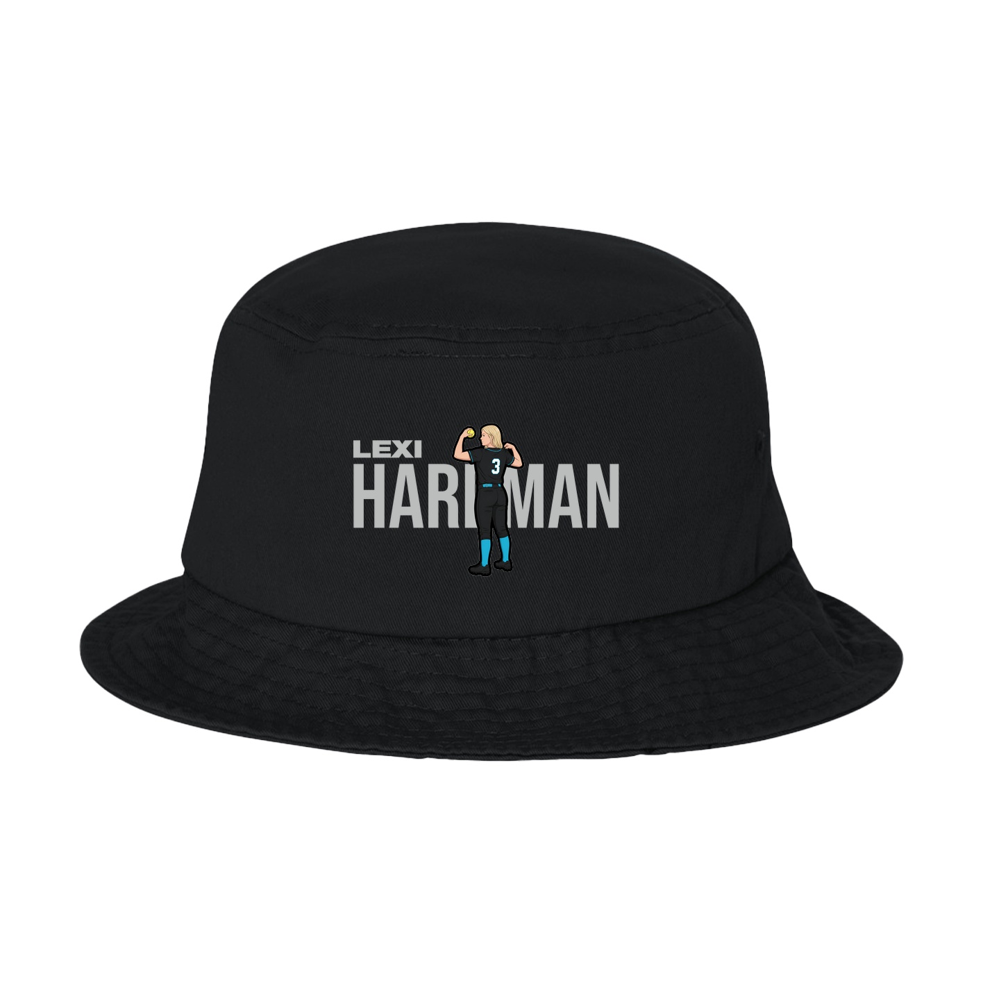 Bucket Cap — Player Name in Black