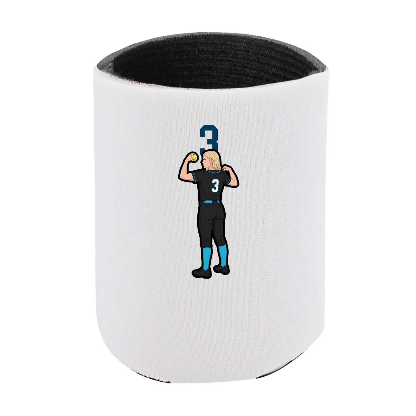 Can Holder — Number Top in White