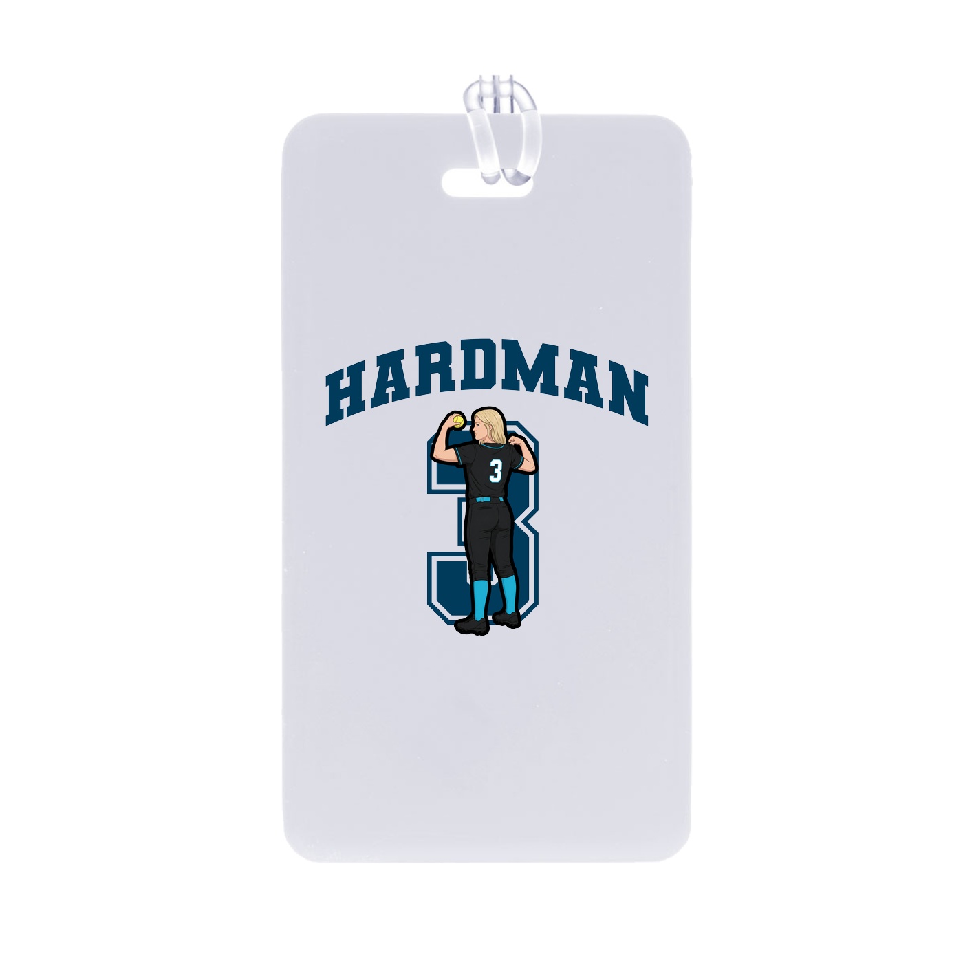 Bag Tag — Number in Classic