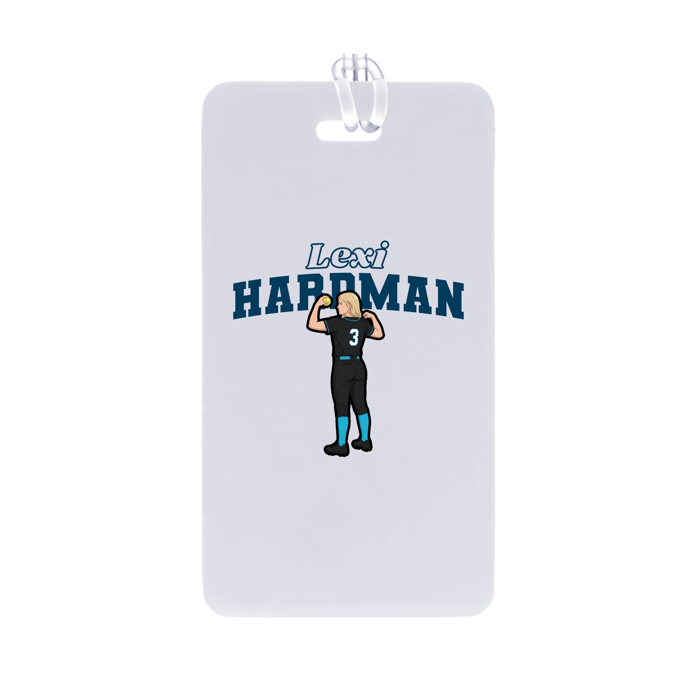 Bag Tag — Name Arch in Classic