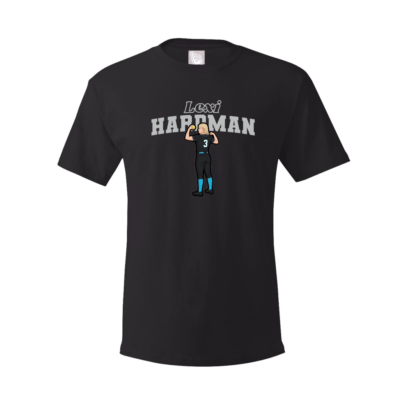 Youth Tee — Name Arch in Black