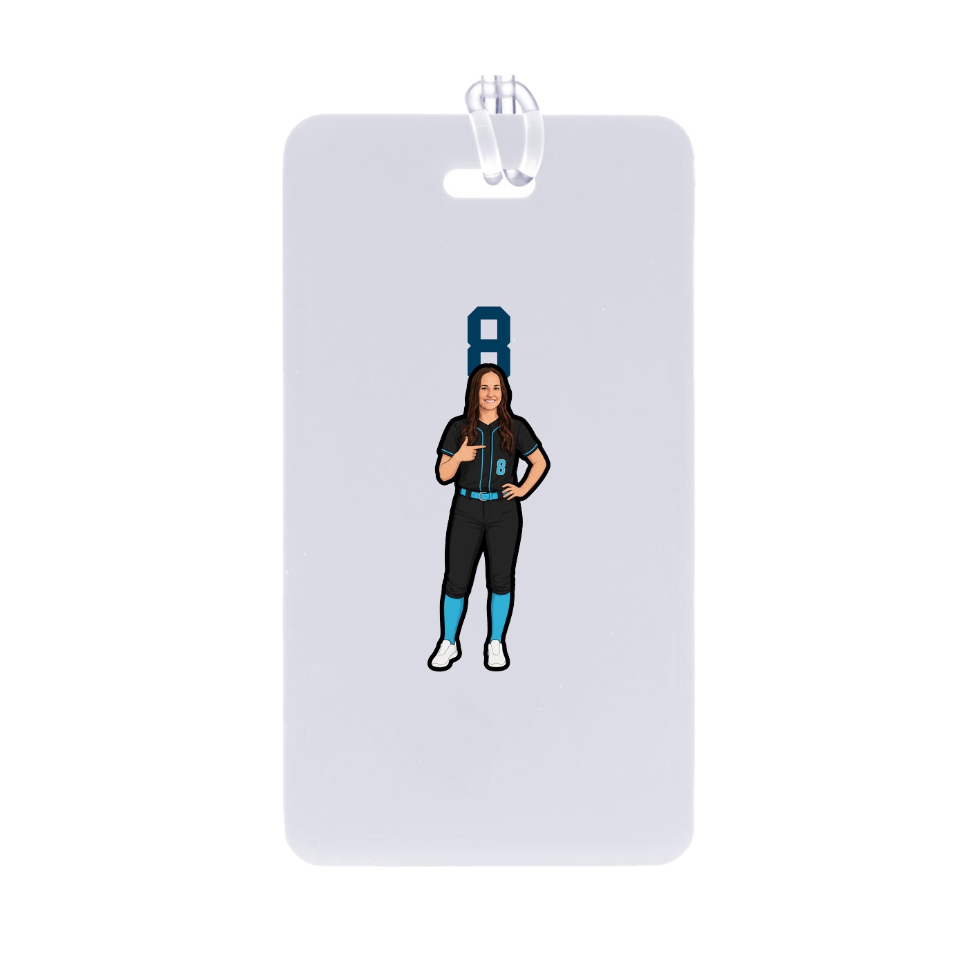 Bag Tag — Number Top in Classic