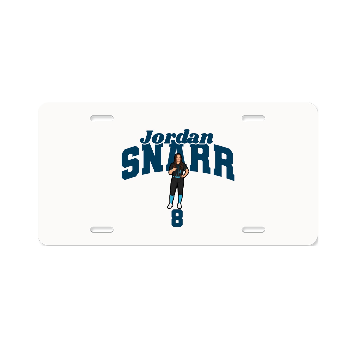 License Plate — Signature Arch in Classic