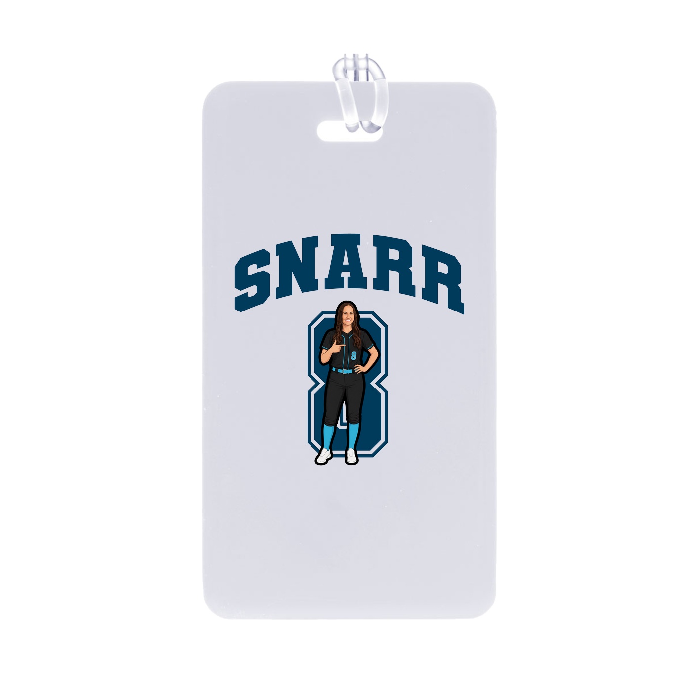 Bag Tag — Number in Classic