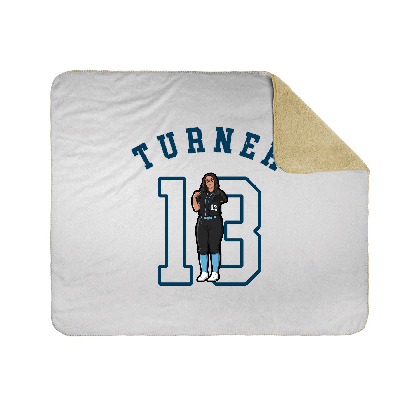 Throw Blanket — Shirsey Arch in White