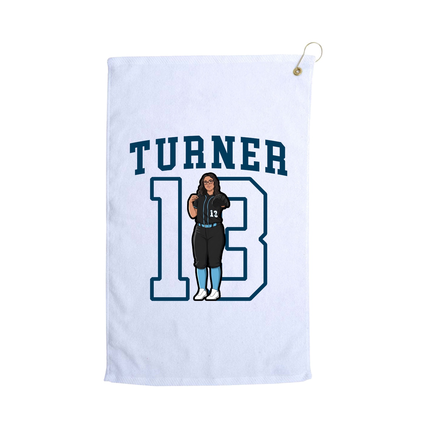 Golf Towel — Shirsey in White