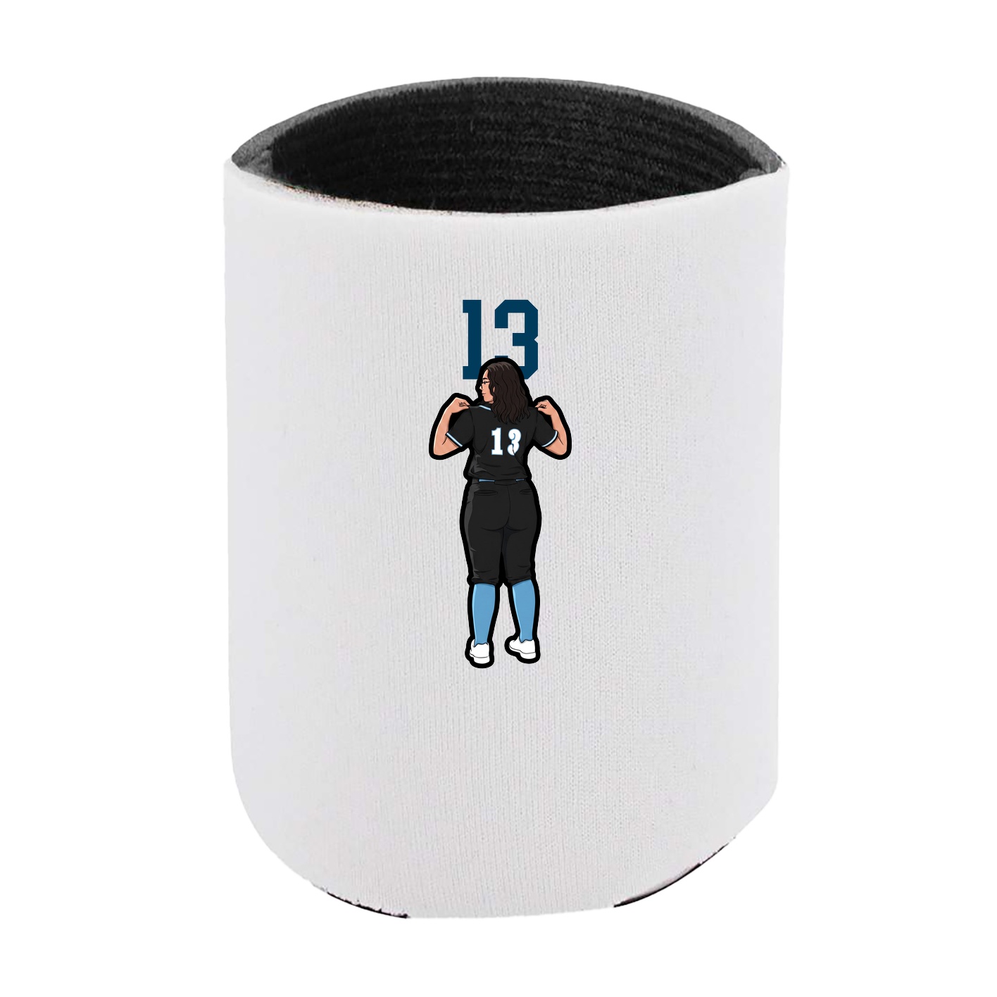 Can Holder — Number Top in White