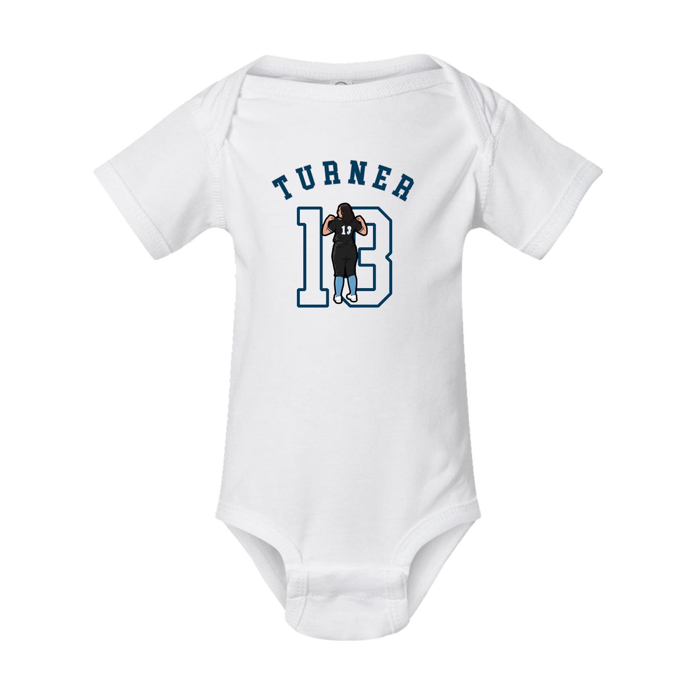Baby Onesie — Shirsey Arch in White