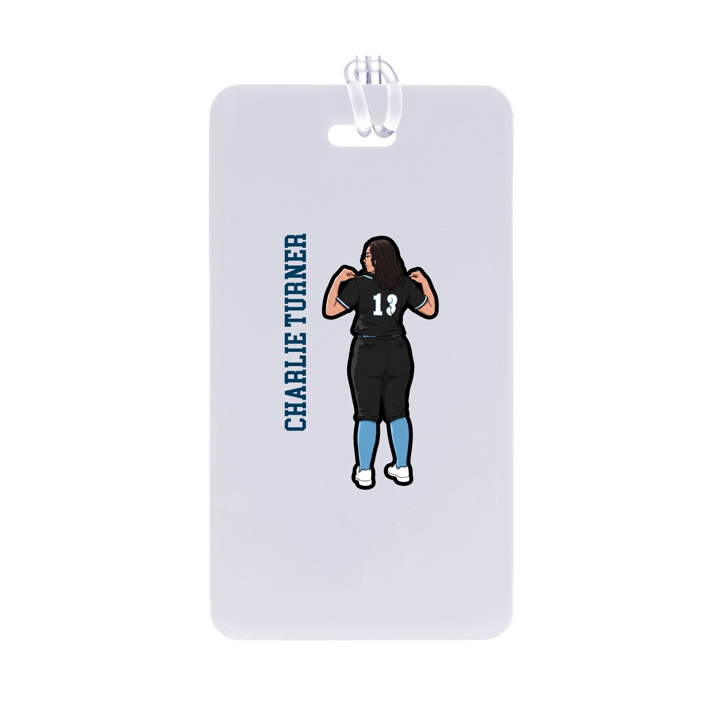 Bag Tag — Name Vertical in Classic