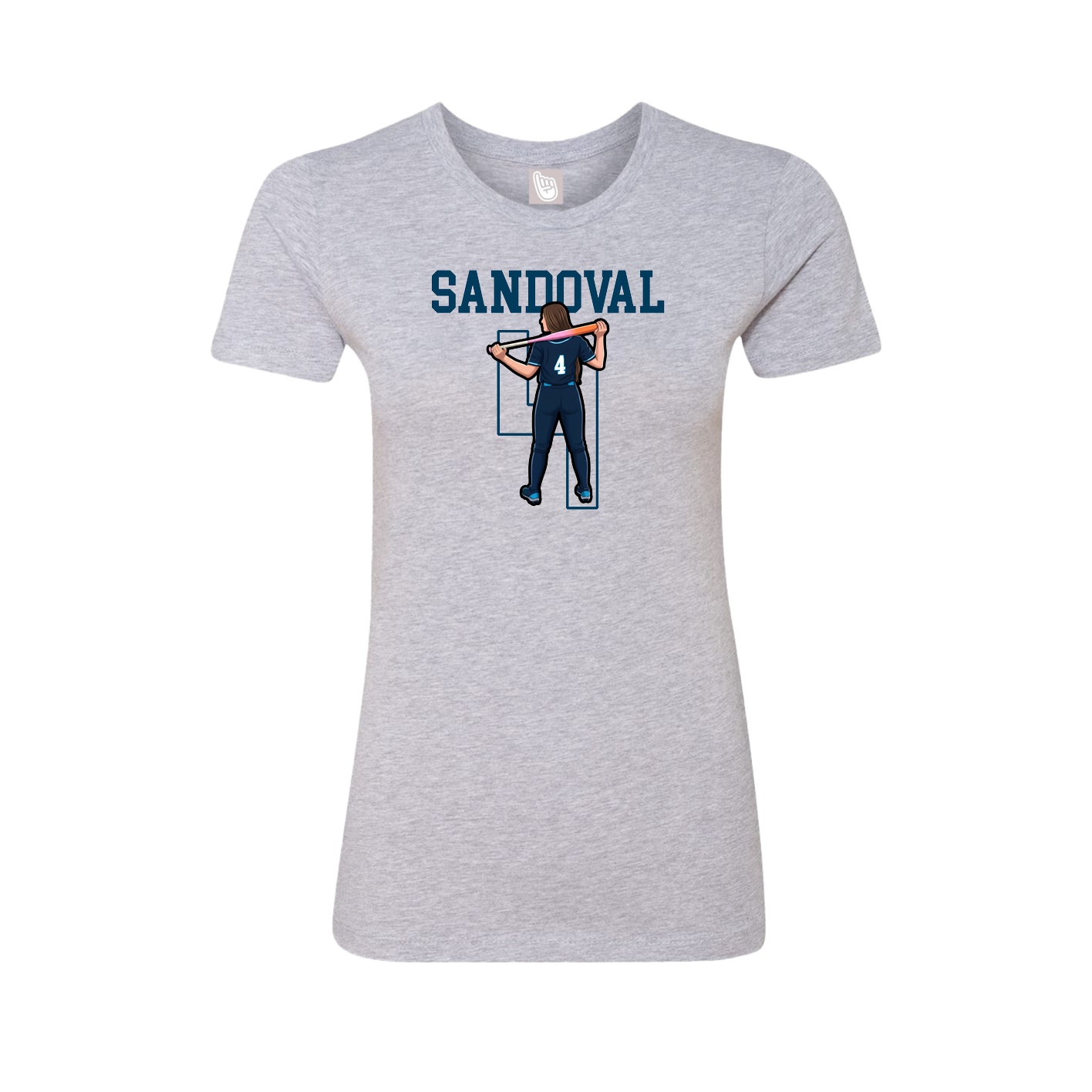Fitted Women's Tee — Shirsey in Grey
