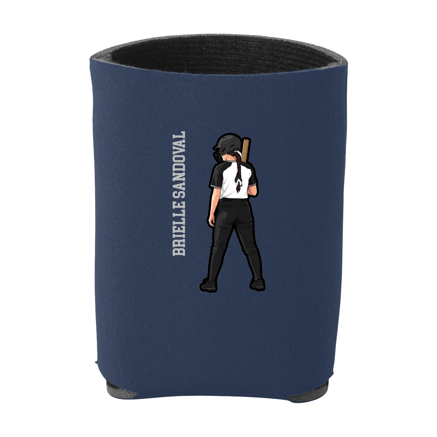 Can Holder — Name Vertical in Navy