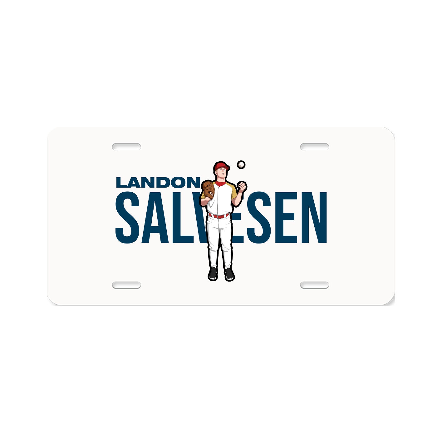 License Plate — Player Name in Classic