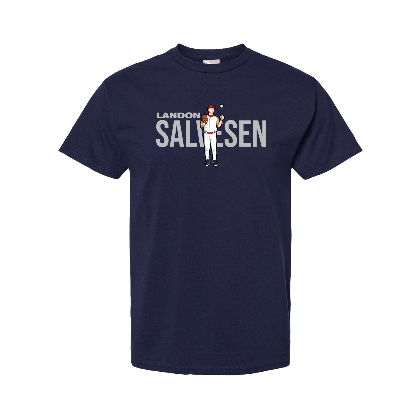 Tee — Player Name in Navy
