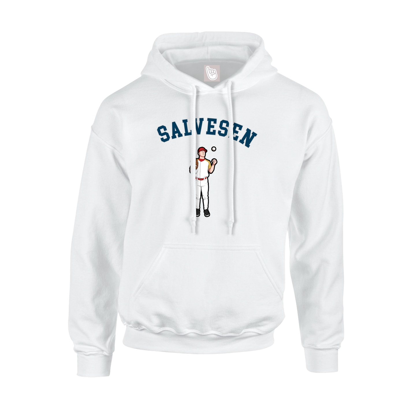 Hoodie — Shirsey Arch in White