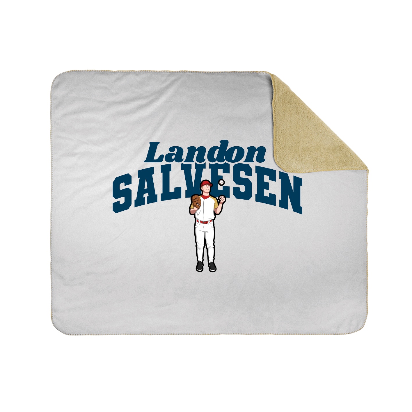Throw Blanket — Signature Arch in White