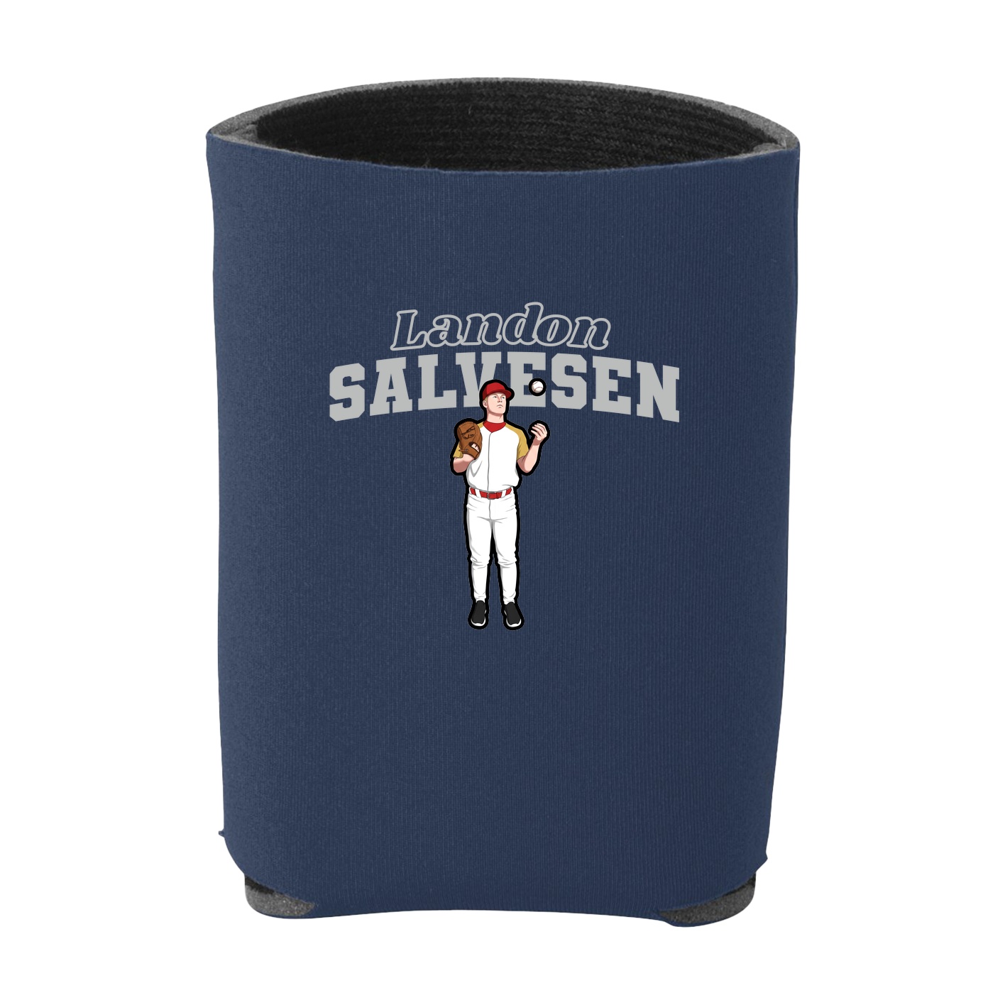 Can Holder — Name Arch in Navy