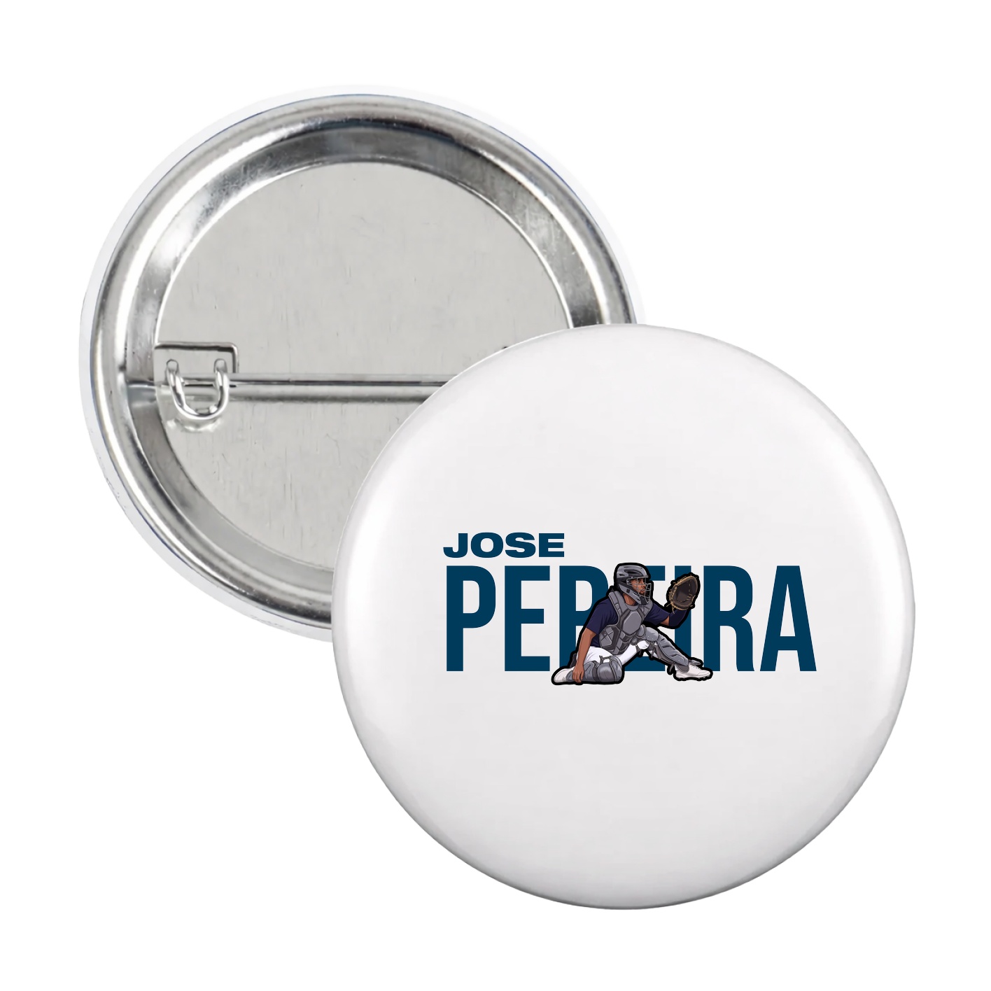 Game Day Button — Player Name in White