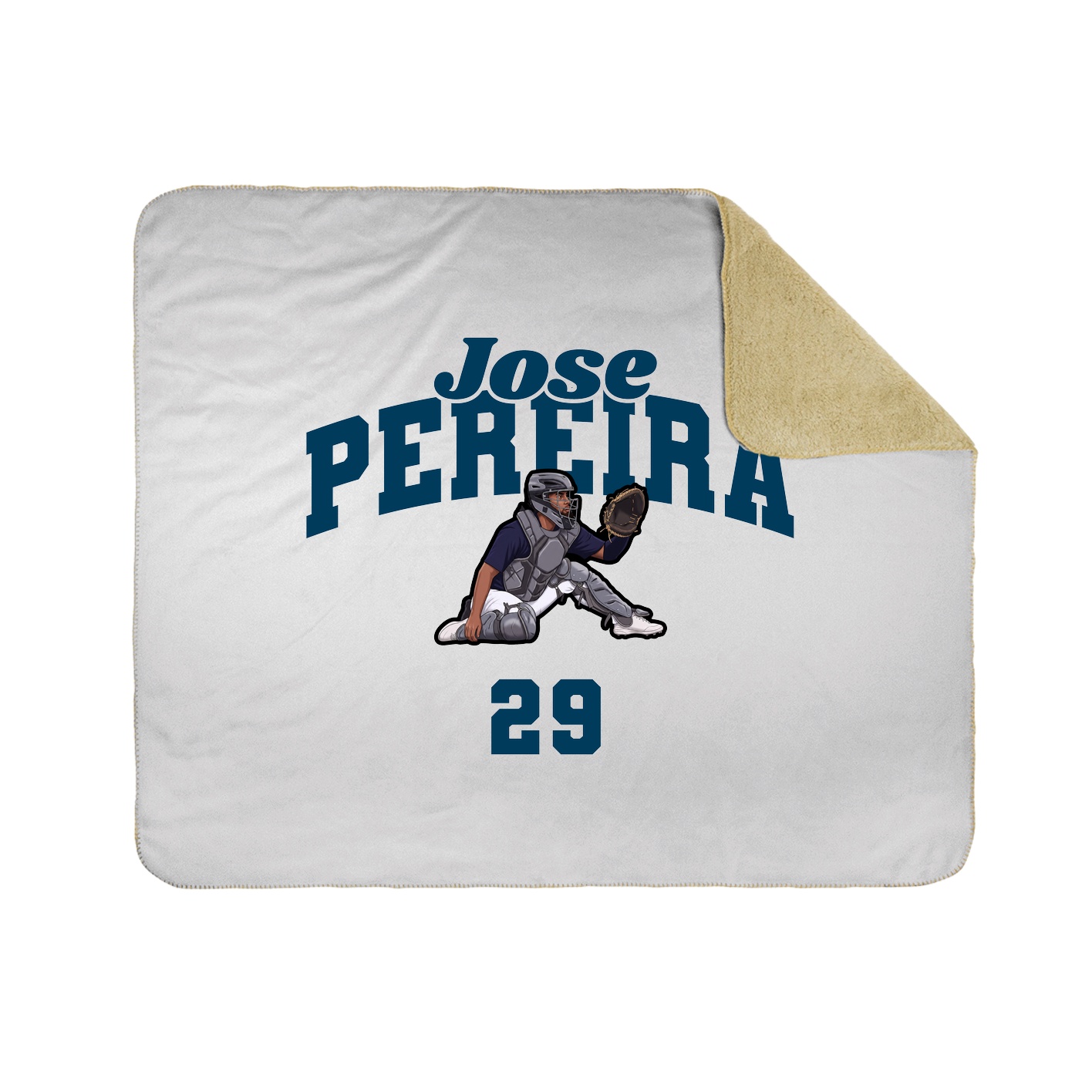Throw Blanket — Signature Arch in White