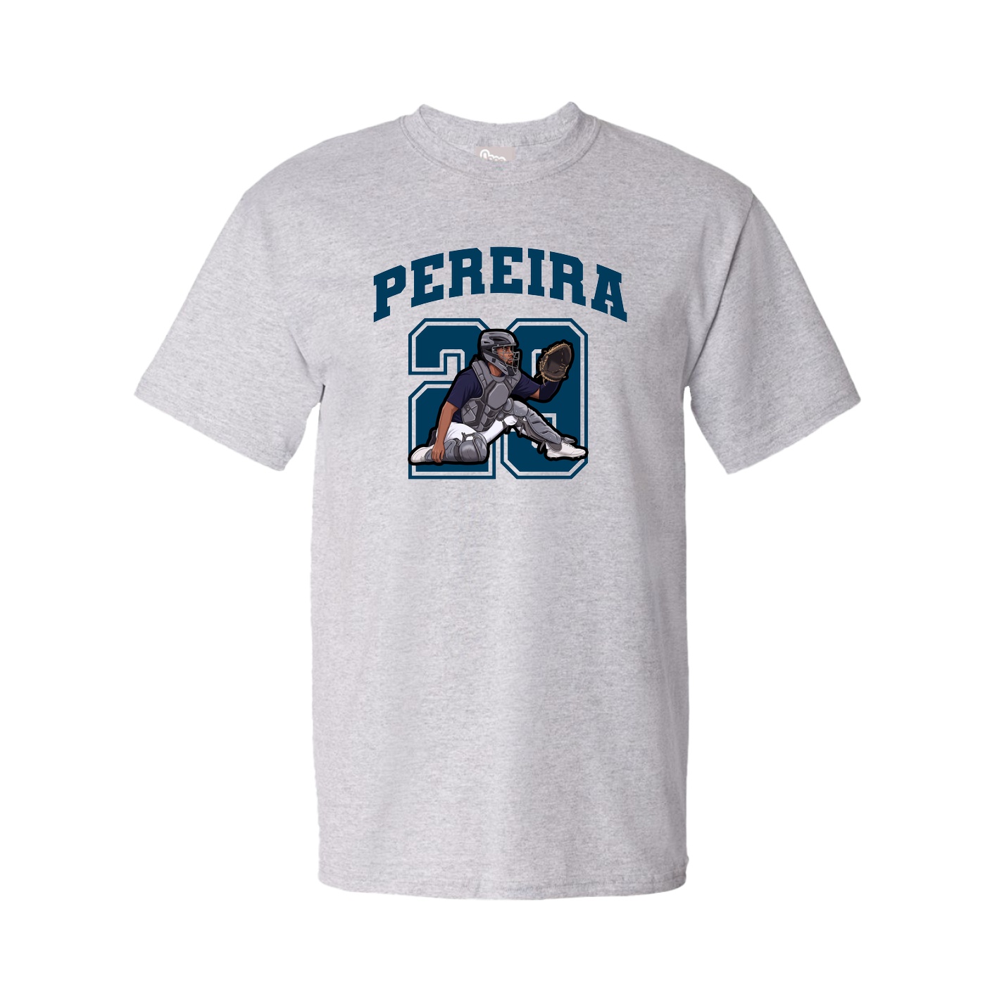Youth Tee — Number in Grey