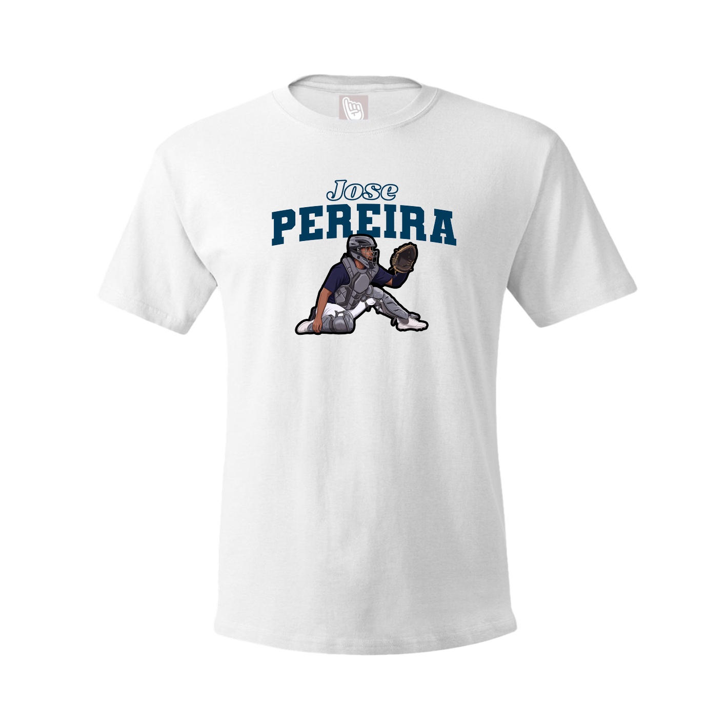 Tee — Name Arch in White
