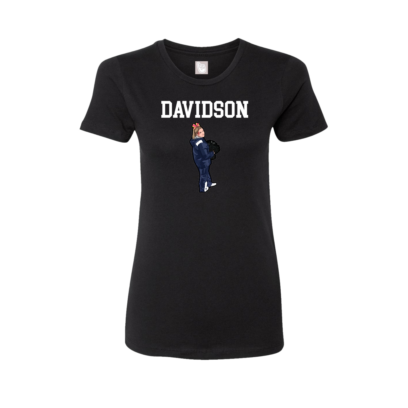 Fitted Women's Tee — Shirsey in Black