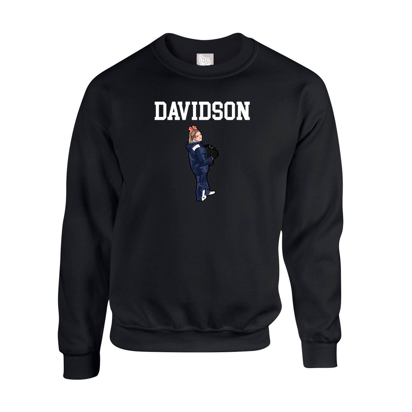 Fleece Crew — Shirsey in Black