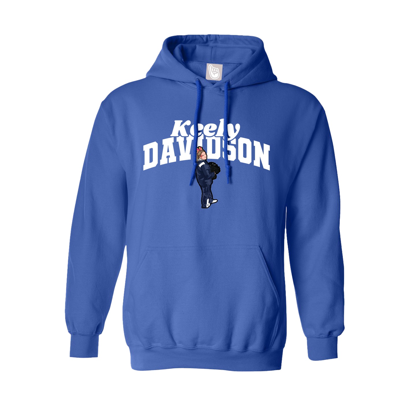 Hoodie — Signature Arch in Royal