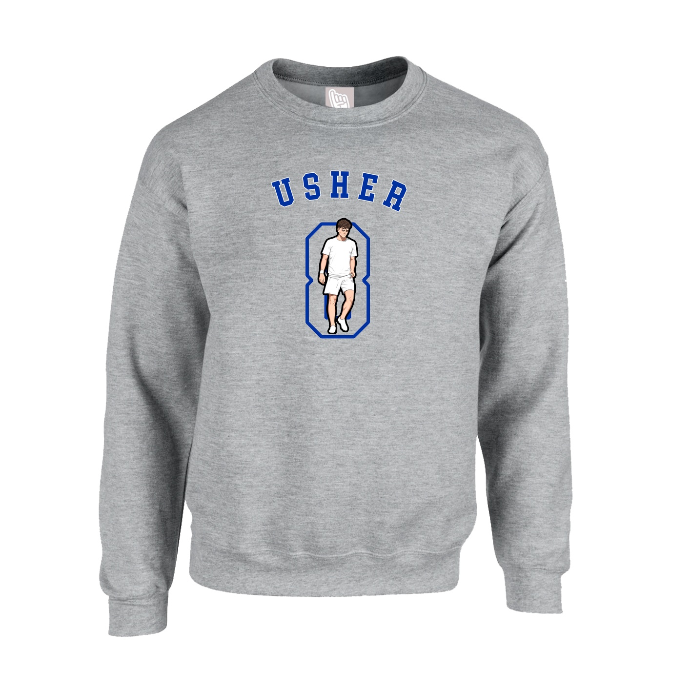 Fleece Crew — Shirsey Arch in Grey