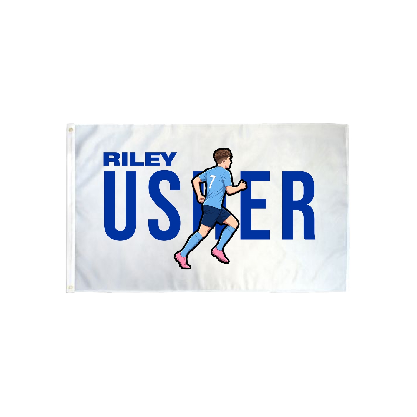 3x5 Flag — Player Name in Classic