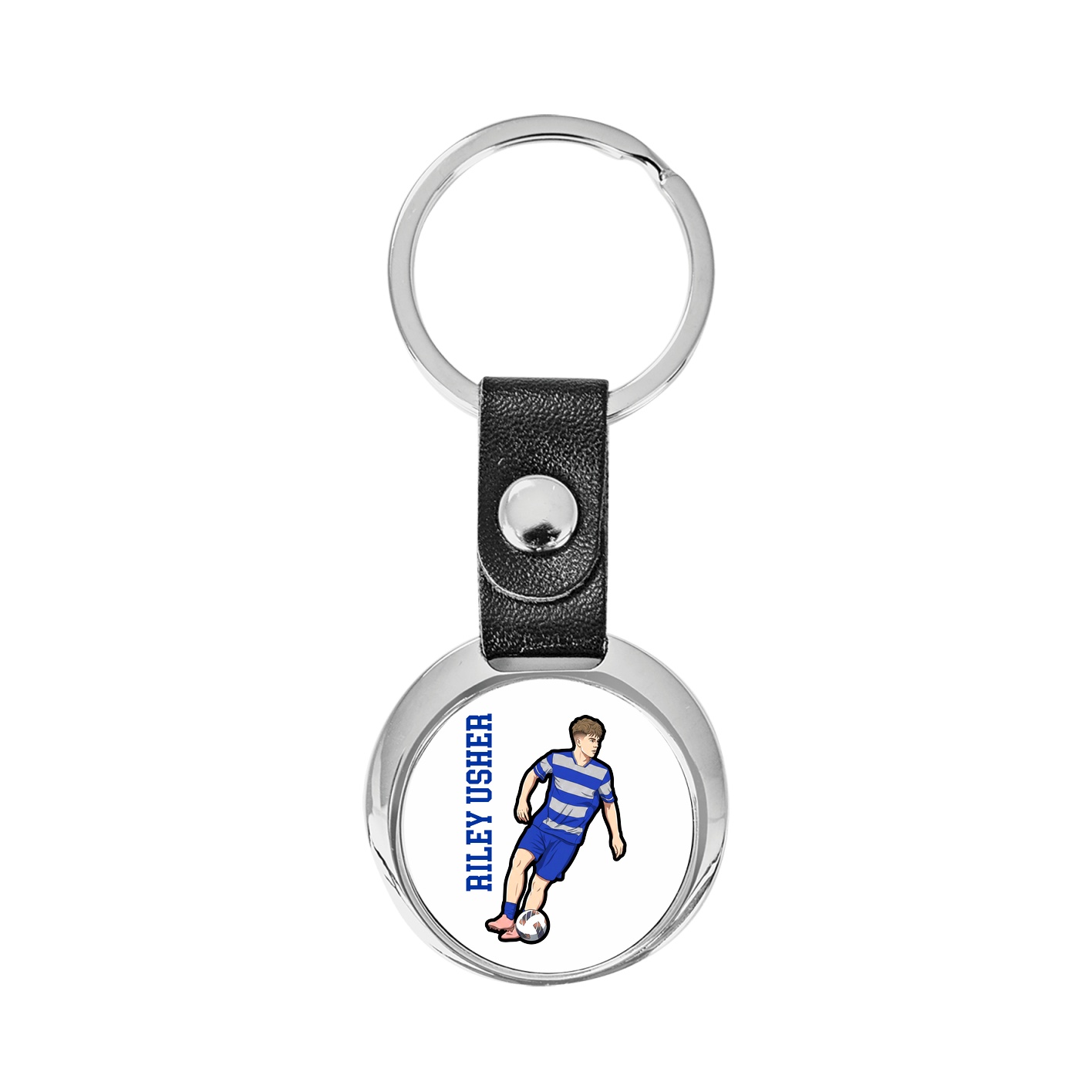 Key Chain — Name Vertical in Classic