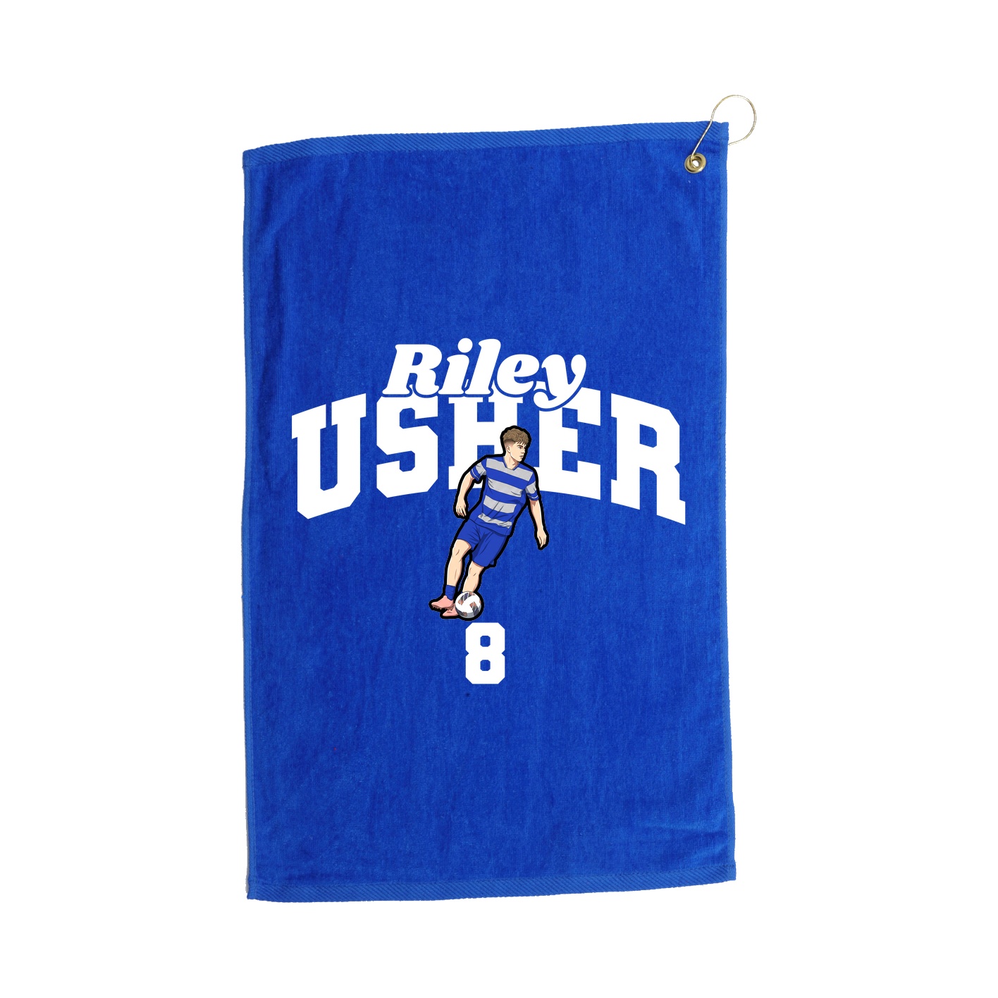 Golf Towel — Signature Arch in Royal