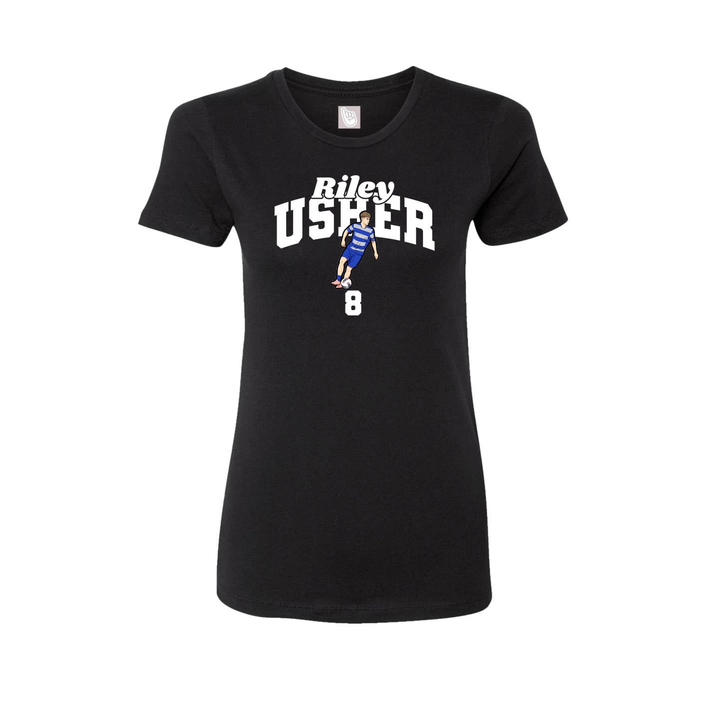 Womens Tee — Signature Arch in Black