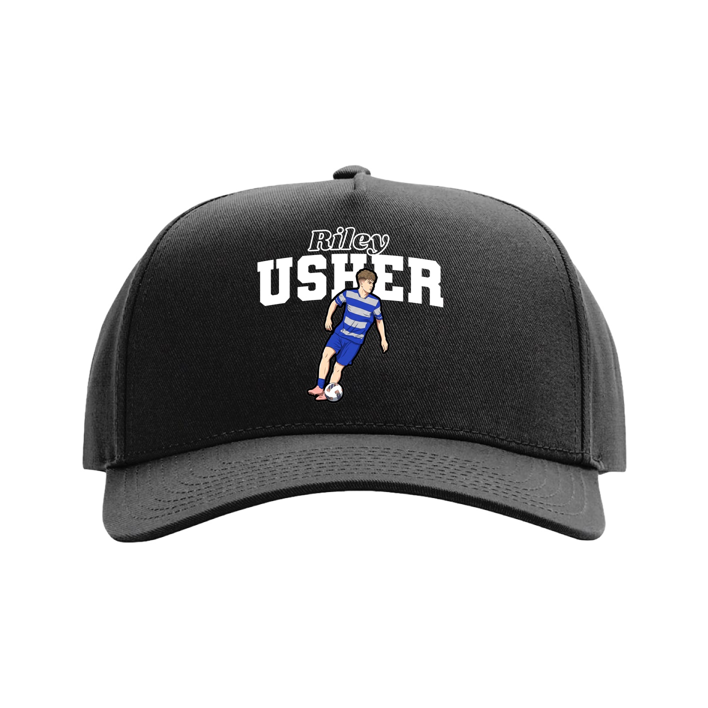 Full Fabric Five-Panel Champ Cap
