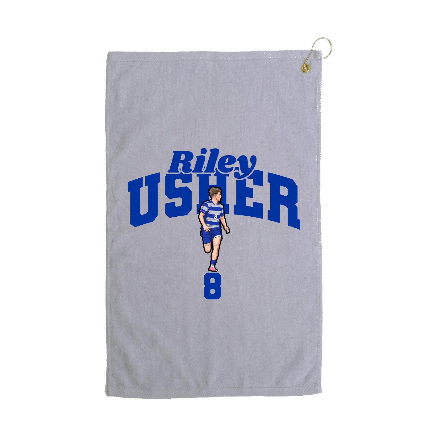 Golf Towel — Signature Arch in Grey