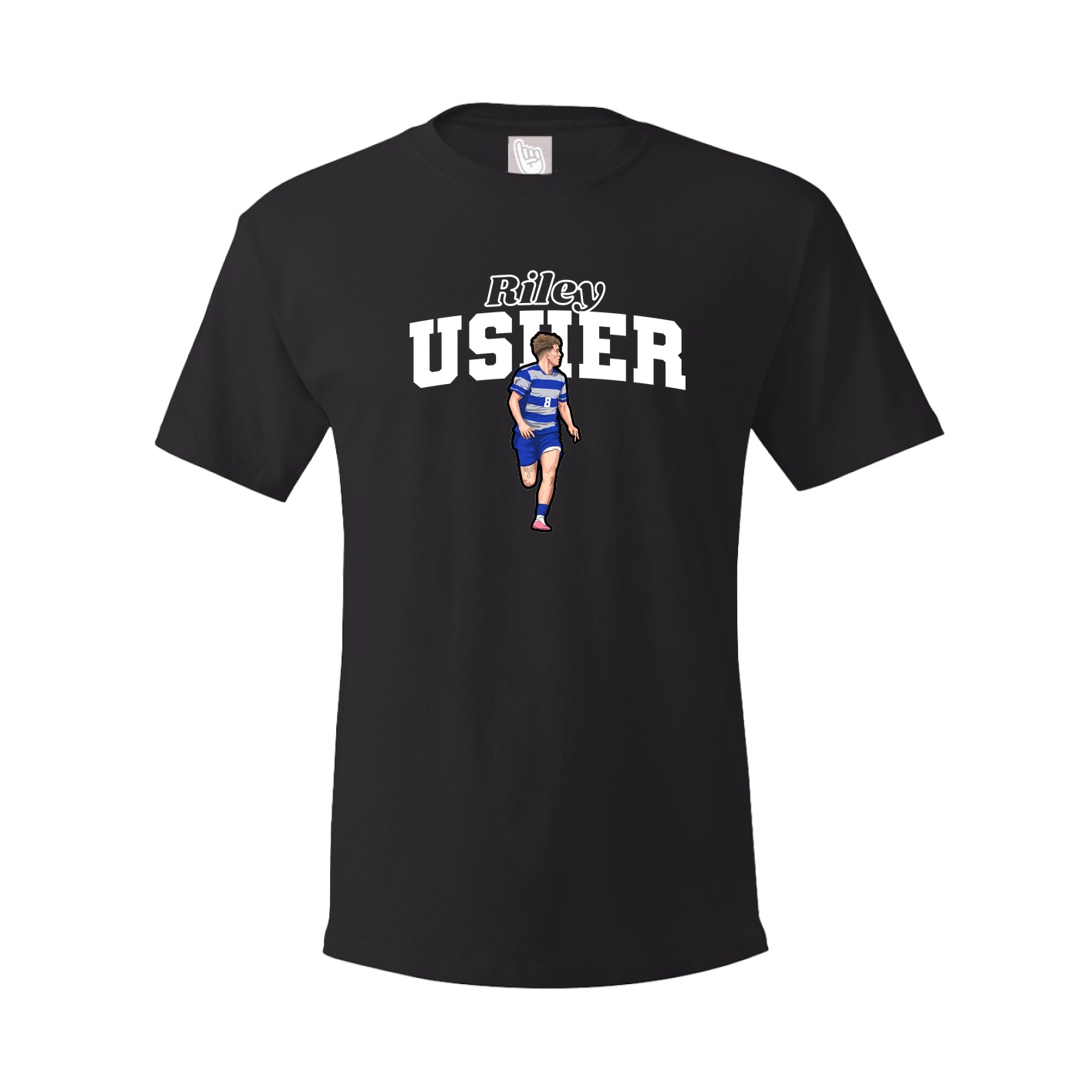 Youth Tee — Name Arch in Black