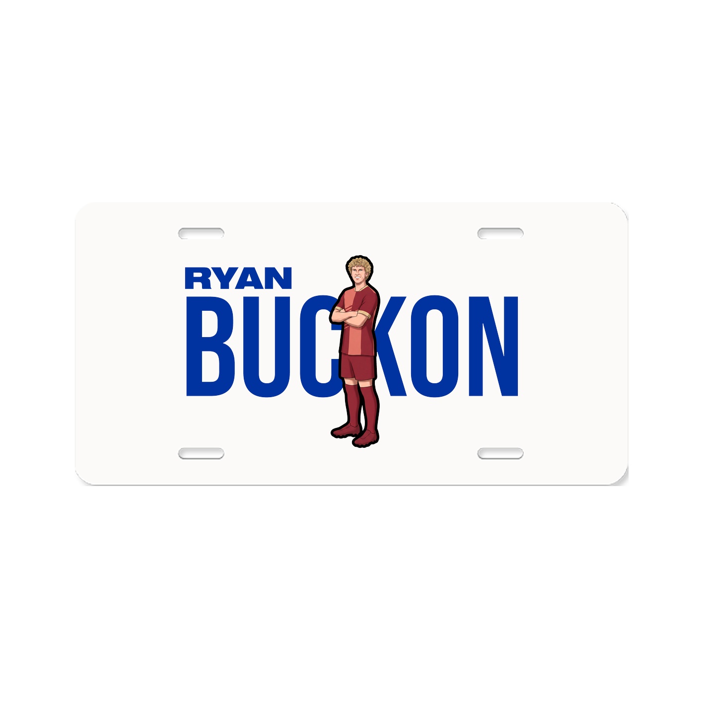 License Plate — Player Name in Classic