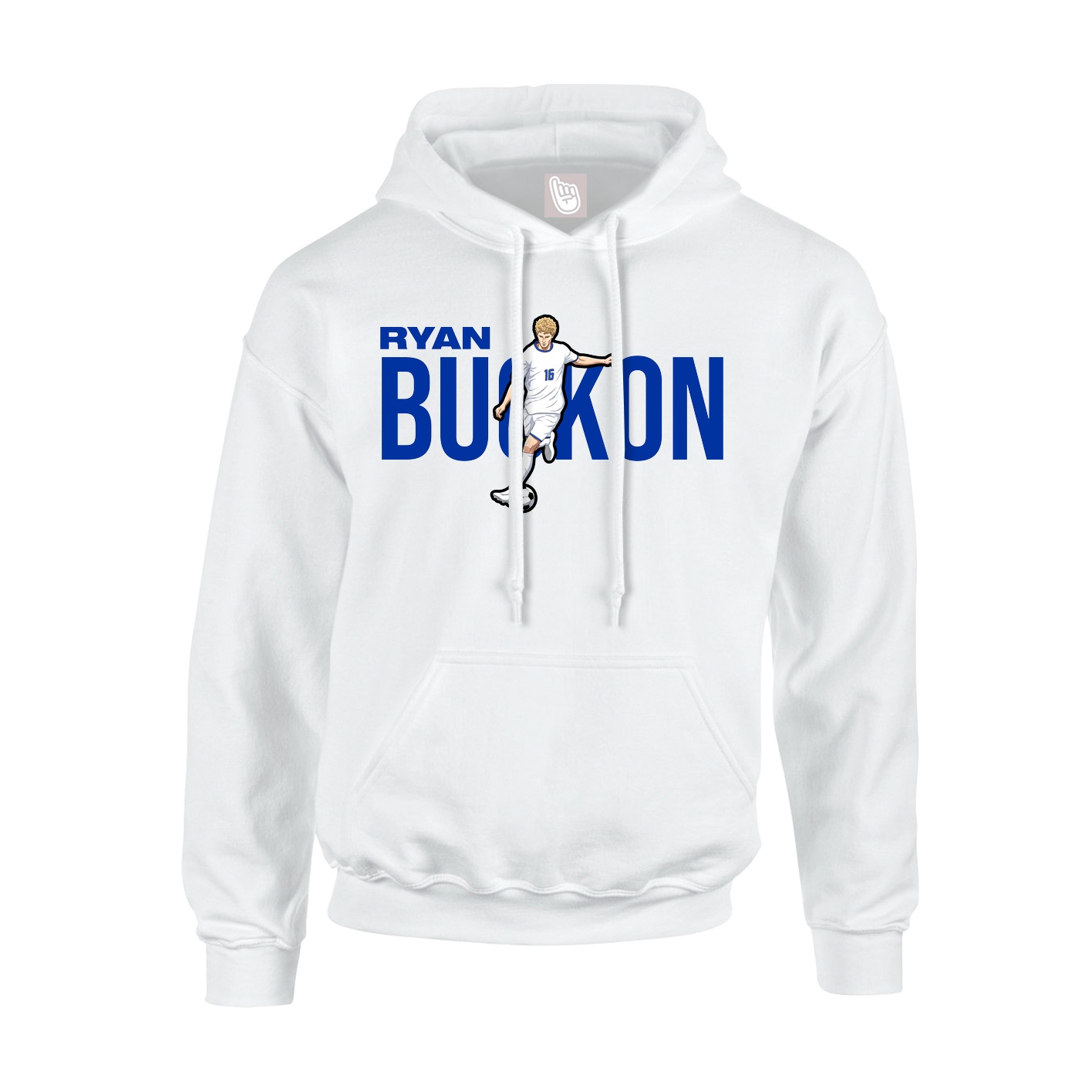 Hoodie — Player Name in White