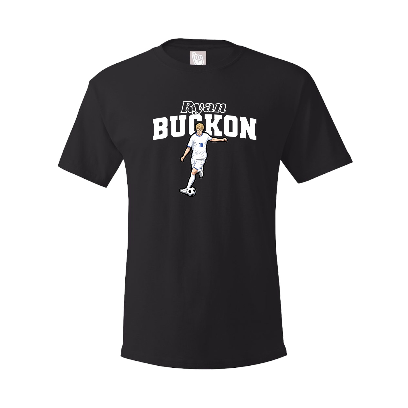 Youth Tee — Name Arch in Black