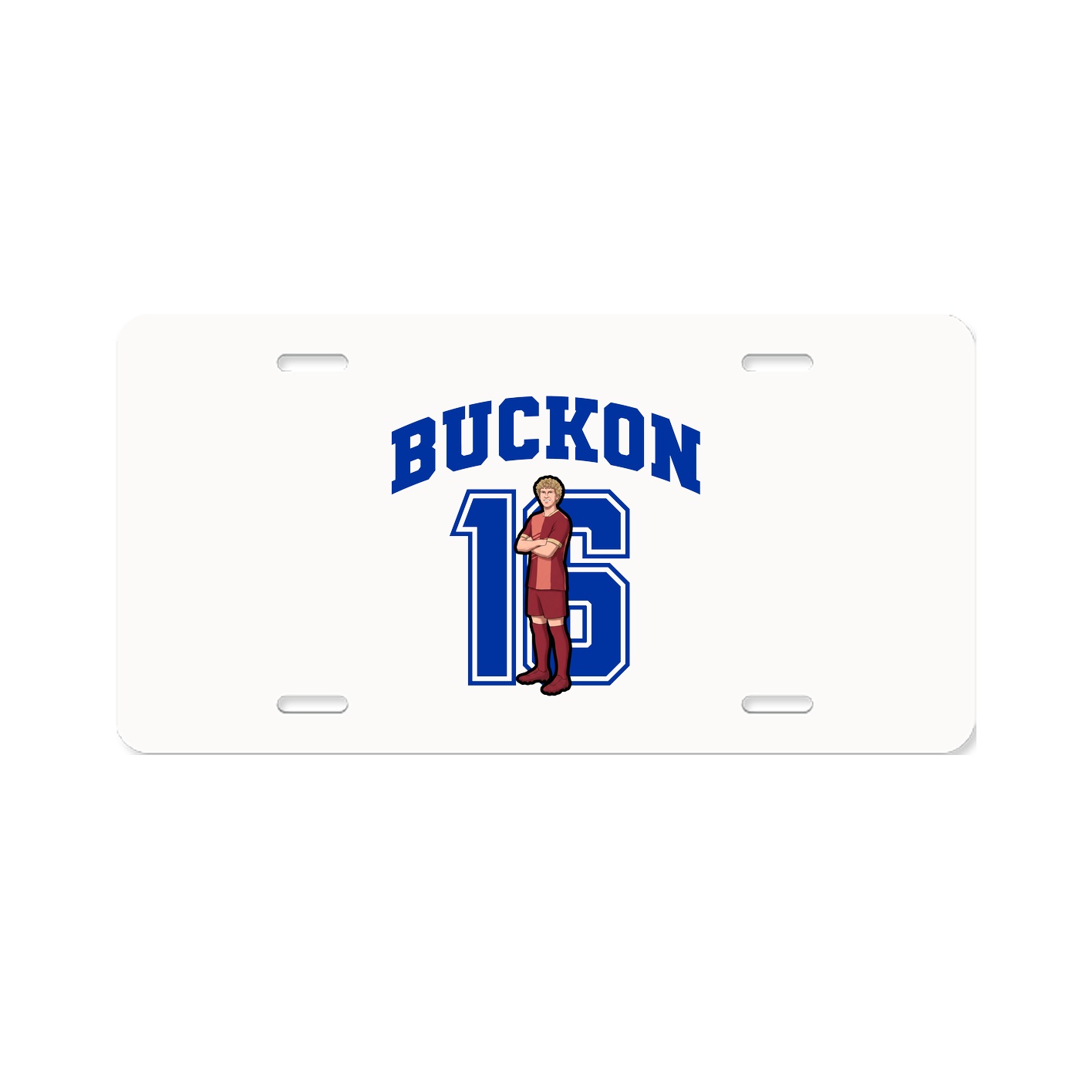 License Plate — Number in Classic