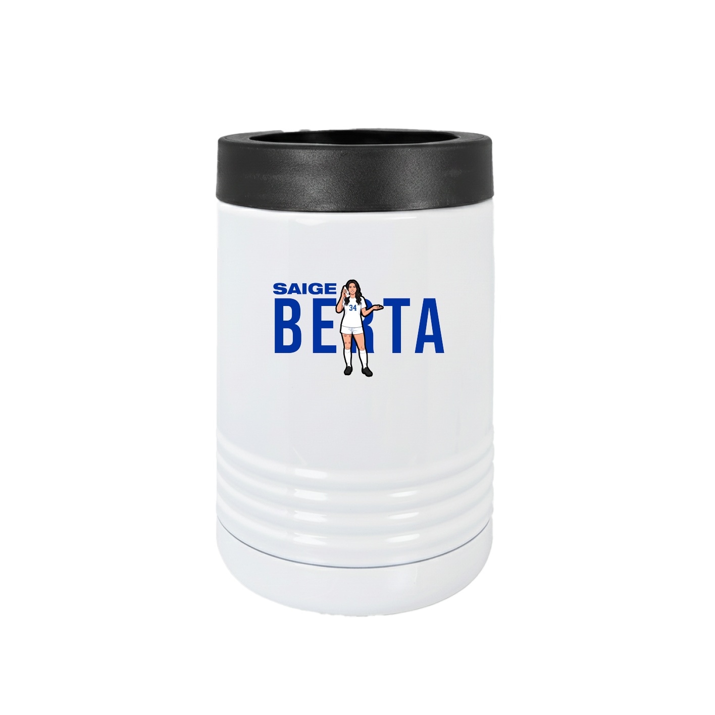 Beverage Holder — Player Name in White