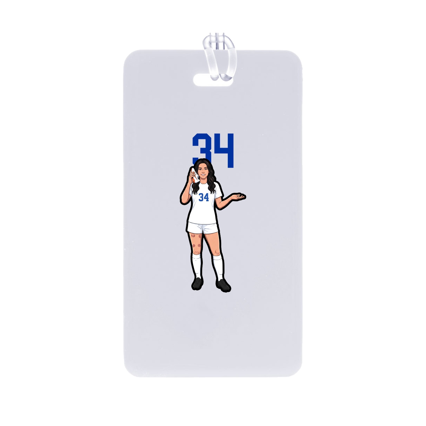 Bag Tag — Number Top in Classic
