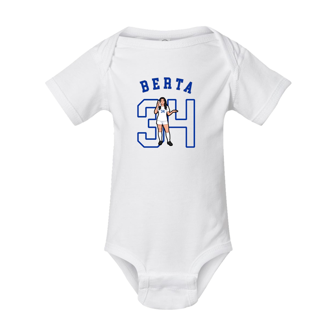 Baby Onesie — Shirsey Arch in White