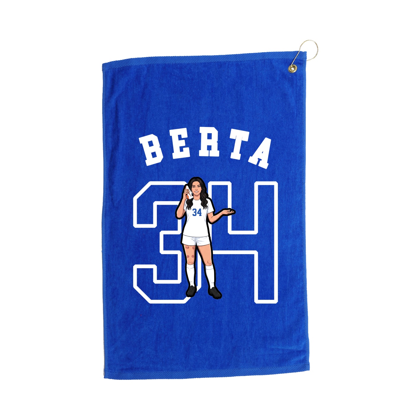 Golf Towel — Shirsey Arch in Royal