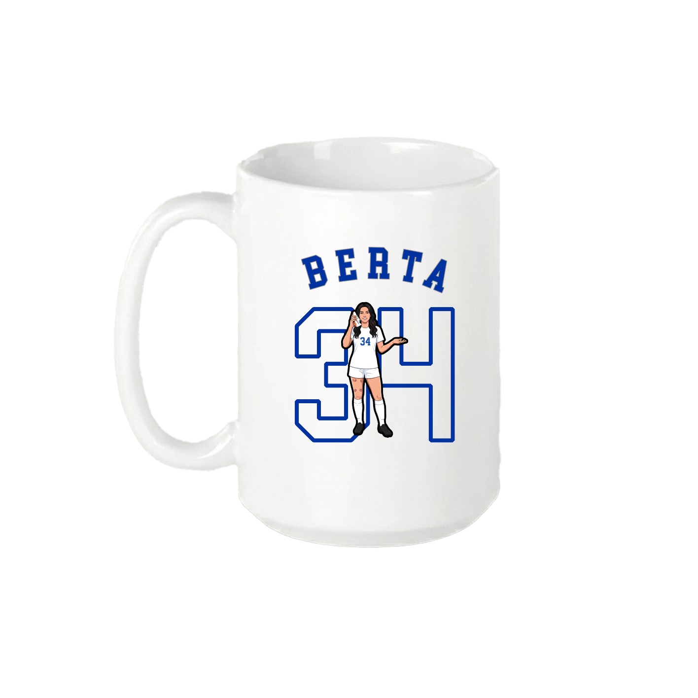 15oz Coffee Mug — Shirsey Arch in White