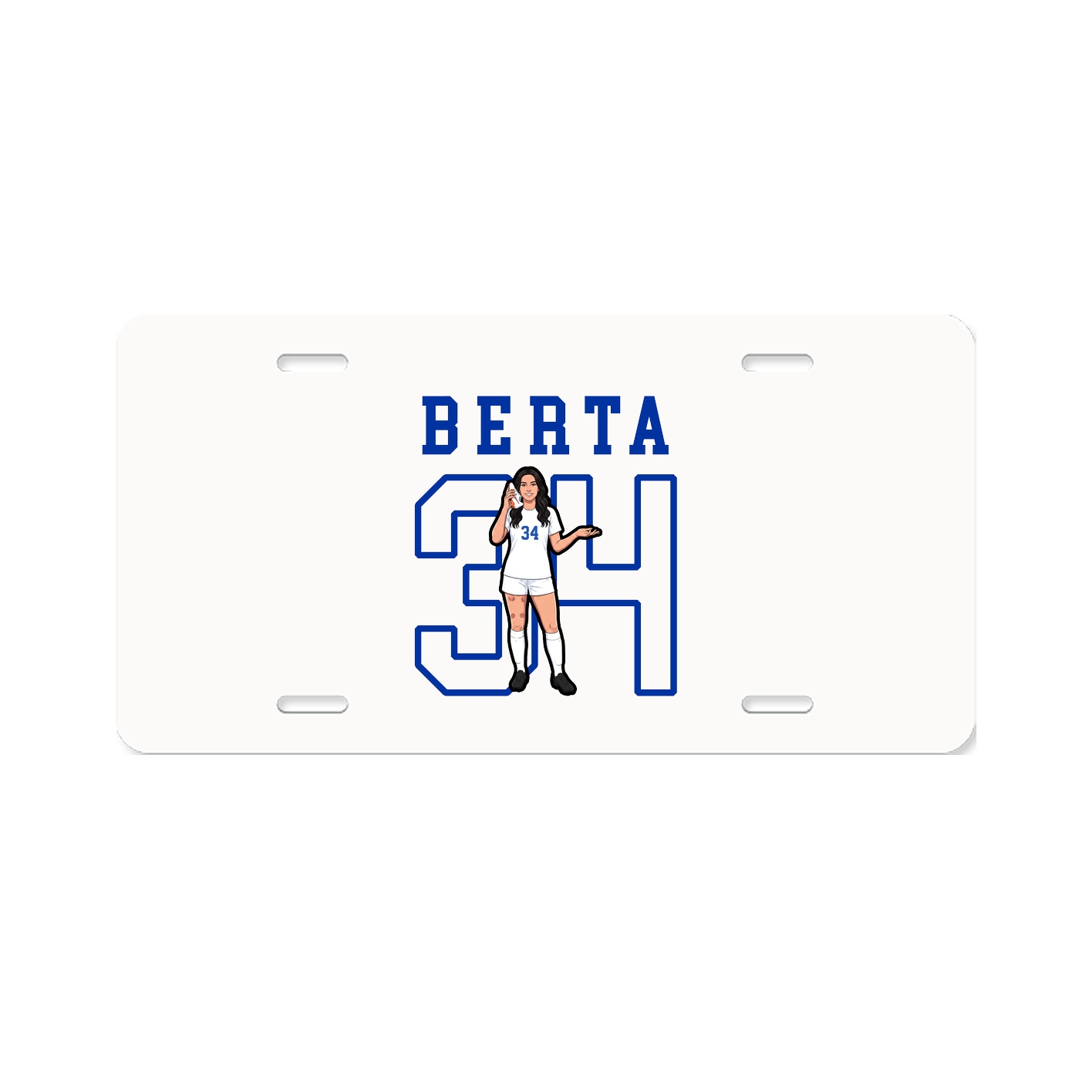 License Plate — Shirsey in Classic