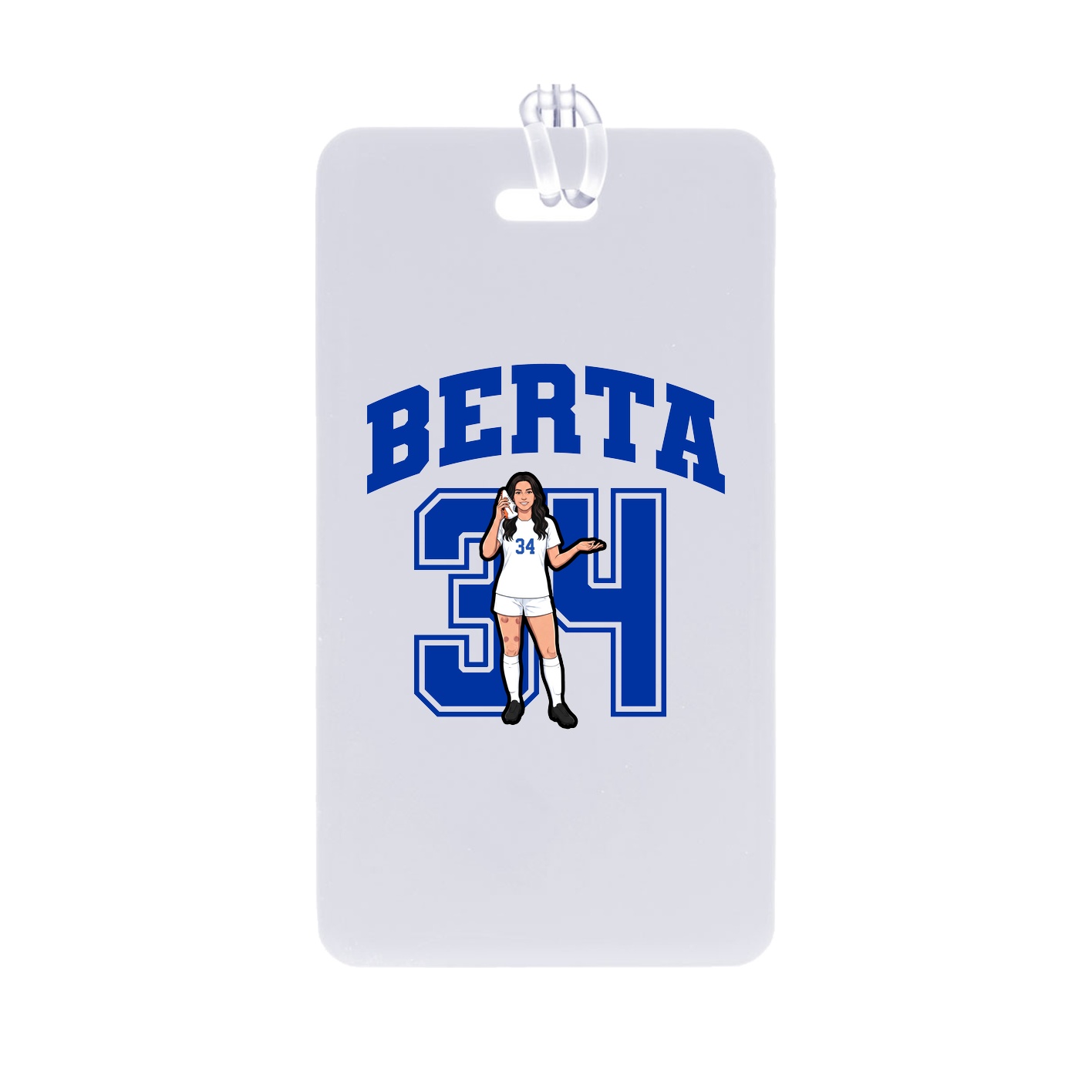 Bag Tag — Number in Classic