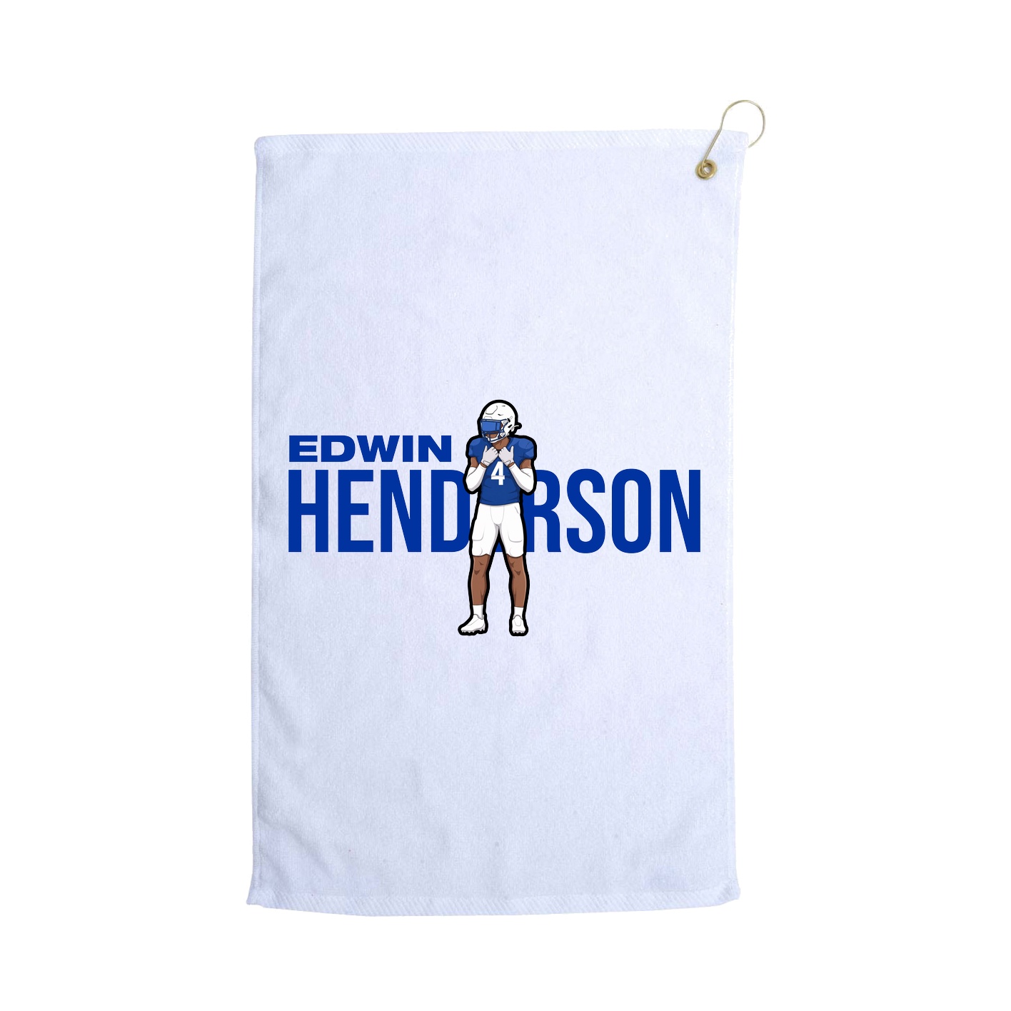 Golf Towel — Player Name in White